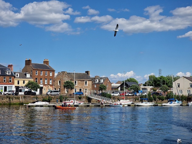 Our return to Ayr Harbour