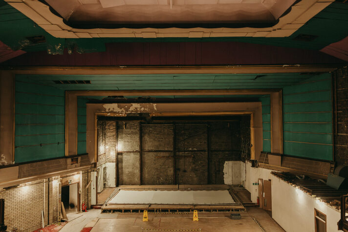 The Broadway's auditorium revealed for the first time in almost 50 years. The Broadway's auditorium revealed for the first time in almost 50 years.